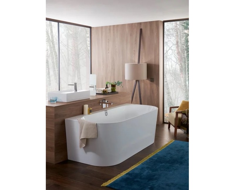 Villeroy & Boch Свободно стоящая ванна Oberon 2.0 Duo WALL 1800x800 мм, с сифоном