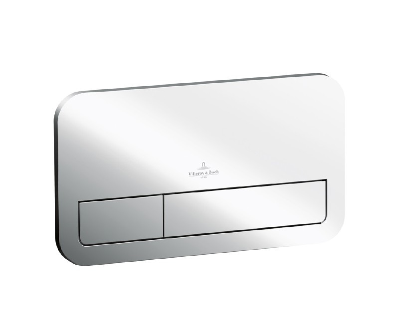 Villeroy Boch Смывная клавиша E200, для двойного смыва, хром 92249061.