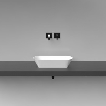 Vispool Раковина накладная P 3 55x25см, белая