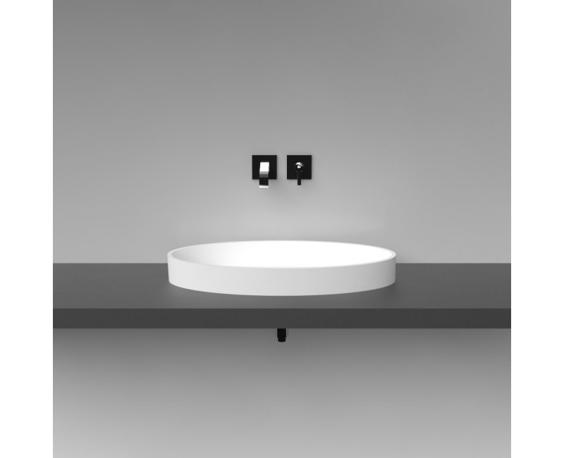 Vispool Akmens masas izlietne U 3 76x40 cm, balta