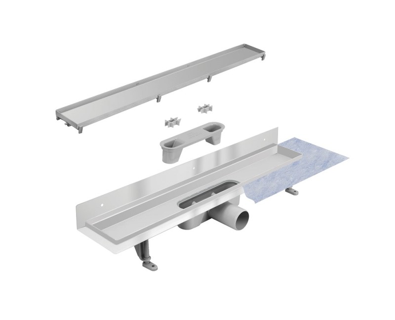 VOGI DUO Dušas noteces traps 1000mm, vertikāls atloks 813955