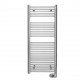 Zehnder Aura Электрический полотенцесушитель 500х1226мм 750W, хром Zehnder Aura Электрический полотенцесушитель 500х1226мм 750W, хром