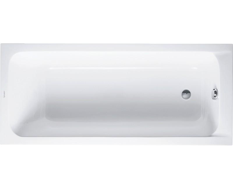 Ванна Duravit D-Code, 160x70см, акрил, белая 700096000000000