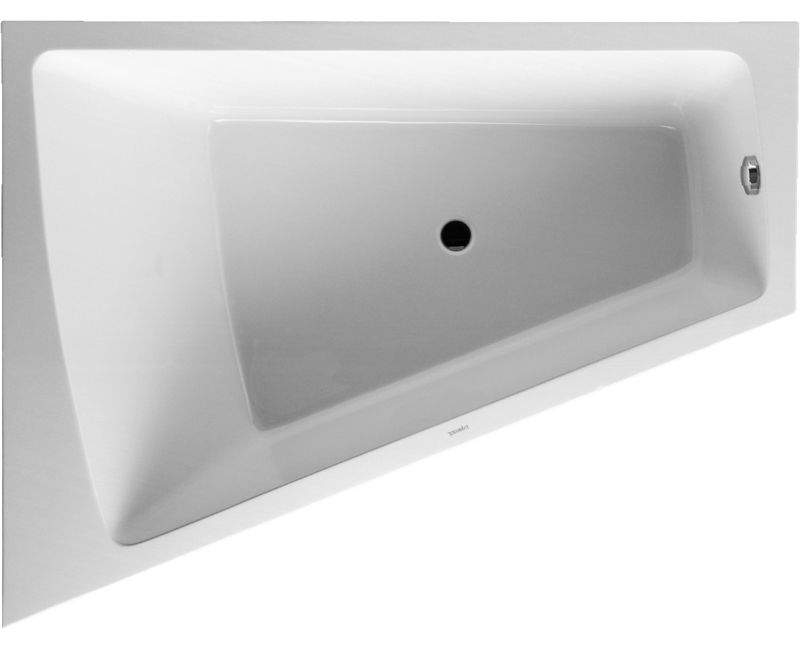 Vanna Duravit Paiova, 180x140cm, akrils, kreisā, balts 700268000000000