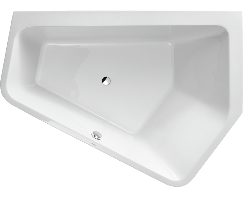 Ванна Duravit Paiova 5, 190x140см, акрил, правая, белая 700393000000000