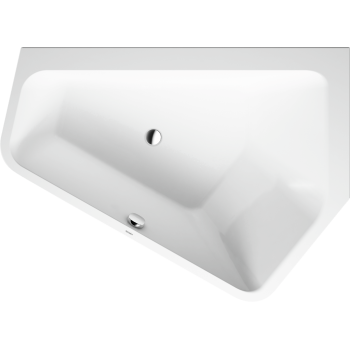 Ванна Duravit Paiova 5, 170x130см, акрил, правая, белая 700395000000000