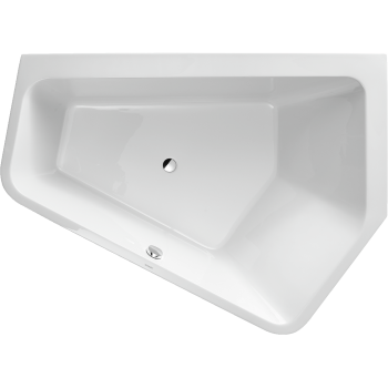 Ванна Duravit Paiova 5, 190x140см, акрил, правая, белая 700397000000000