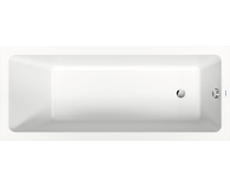 Ванна Duravit No.1, 170x70см, акрил, белая 700489000000000