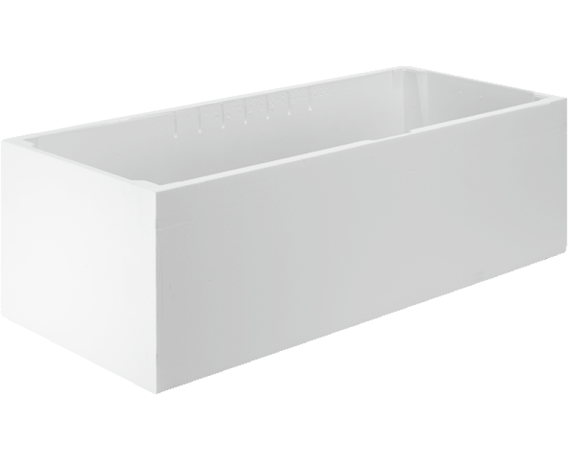 Vannas balsts Duravit D-Code, 170x75cm, balts 790474000000000