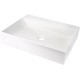 Vannas istabas granīta izlietne Deante CORREO uz virsmas ALABASTER, 500x400mm Balta Vannas istabas granīta izlietne Deante CORREO uz virsmas ALABASTER, 500x400mm Balta