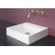 Vannas istabas granīta izlietne Deante CORREO uz virsmas ALABASTER, 500x400mm Balta Vannas istabas granīta izlietne Deante CORREO uz virsmas ALABASTER, 500x400mm Balta