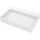 Vannas istabas granīta izlietne Deante CORREO uz virsmas ALABASTER, 600x400mm Balta Vannas istabas granīta izlietne Deante CORREO uz virsmas ALABASTER, 600x400mm Balta