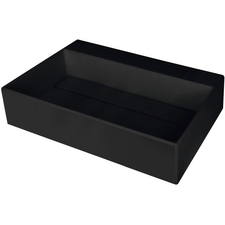 Vannas istabas granīta izlietne Deante CORREO uz virsmas NERO, 600x400mm Melna Vannas istabas granīta izlietne Deante CORREO uz virsmas NERO, 600x400mm Melna