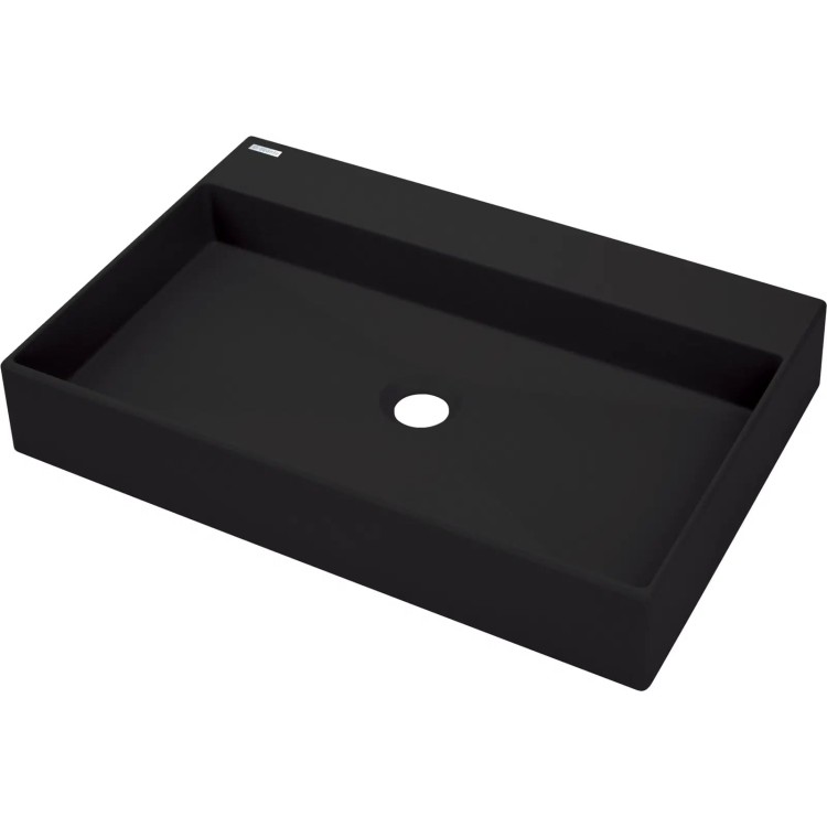 Vannas istabas granīta izlietne Deante CORREO uz virsmas NERO, 600x400mm Melna Vannas istabas granīta izlietne Deante CORREO uz virsmas NERO, 600x400mm Melna