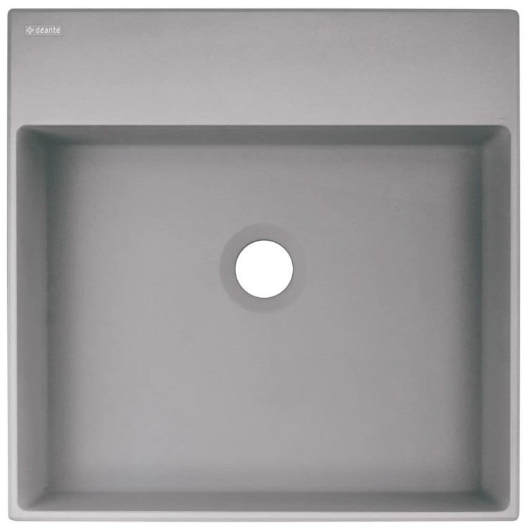 Vannas istabas granīta izlietne Deante CORREO uz virsmas GREY METALLIC, 400x400mm Pelēka Vannas istabas granīta izlietne Deante CORREO uz virsmas GREY METALLIC, 400x400mm Pelēka