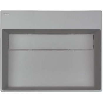 Vannas istabas granīta izlietne Deante CORREO uz virsmas GREY METALLIC, 500x400mm Pelēka