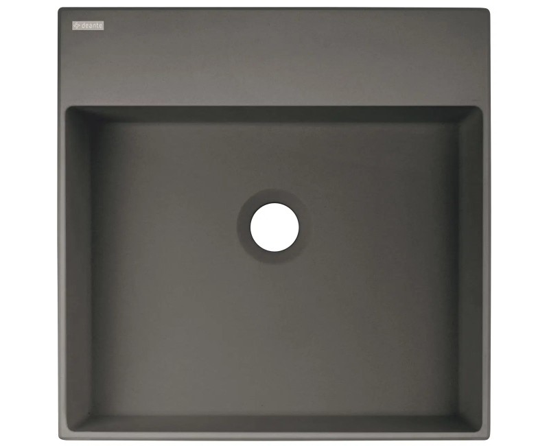 РАКОВИНА CORREO TOP, АНТРАЦИТОВЫЙ МЕТАЛЛИК 400x400 мм