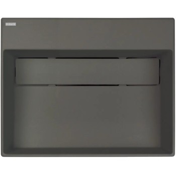 Vannas istabas granīta izlietne Deante CORREO uz virsmas ANTHRACITE METALLIC, 500x400mm Antarcīts