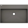 РАКОВИНА CORREO TOP, АНТРАЦИТОВЫЙ МЕТАЛЛИК, 600x400 мм