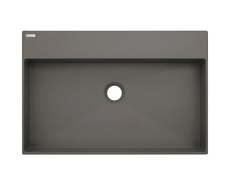 РАКОВИНА CORREO TOP, АНТРАЦИТОВЫЙ МЕТАЛЛИК, 600x400 мм