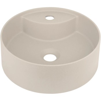 Vannas istabas granīta izlietne Deante SILIA uz virsmas, apaļa BEIGE, D360mm Bēša