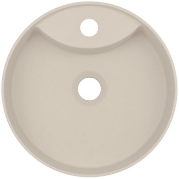 Vannas istabas granīta izlietne Deante SILIA uz virsmas, apaļa BEIGE, D360mm Bēša