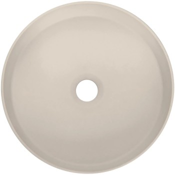 Vannas istabas granīta izlietne Deante SILIA uz virsmas, apaļa BEIGE, D360mm Bēša