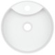 Vannas istabas granīta izlietne Deante SILIA uz virsmas, apaļa ALABASTER, D360mm Balta Vannas istabas granīta izlietne Deante SILIA uz virsmas, apaļa ALABASTER, D360mm Balta