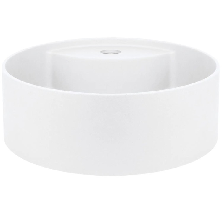 Vannas istabas granīta izlietne Deante SILIA uz virsmas, apaļa ALABASTER, D360mm Balta Vannas istabas granīta izlietne Deante SILIA uz virsmas, apaļa ALABASTER, D360mm Balta