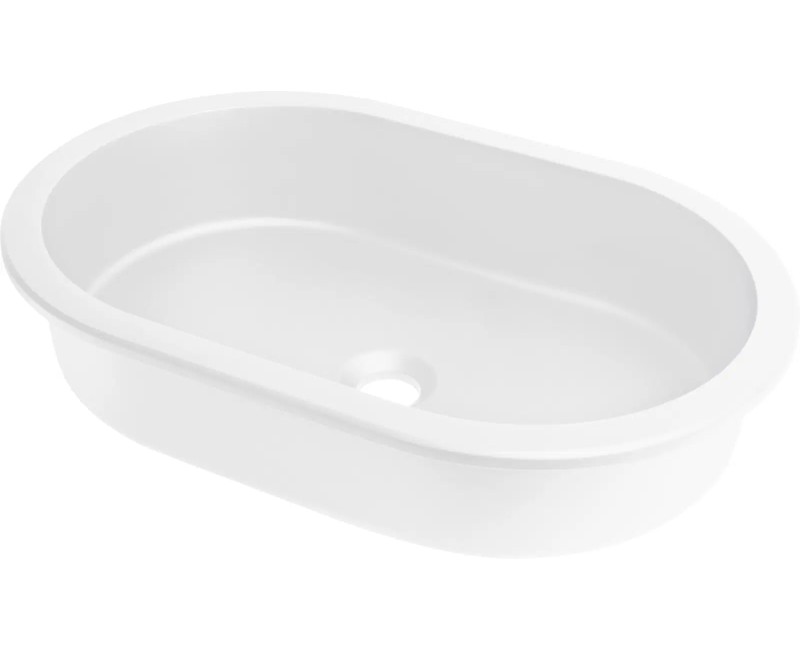 РАКОВИНА SILIA ГРАНИТ ПОД СТОЛ/ВСТАВКА, ОВАЛЬНАЯ, АЛЕБАСТР