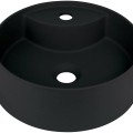 РАКОВИНА SILIA С МЕСТОМ ДЛЯ СМЕСИТЕЛЯ, NERO, fi360 мм