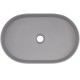 Vannas istabas granīta izlietne Deante SILIA uz virsmas, ovāla GREY METALLIC, 550x350mm Pelēka Vannas istabas granīta izlietne Deante SILIA uz virsmas, ovāla GREY METALLIC, 550x350mm Pelēka