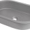 РАКОВИНА SILIA ГРАНИТ ПОД СТОЛ/ВСТАВКА, ОВАЛЬНАЯ, СЕРЫЙ МЕТАЛЛИК