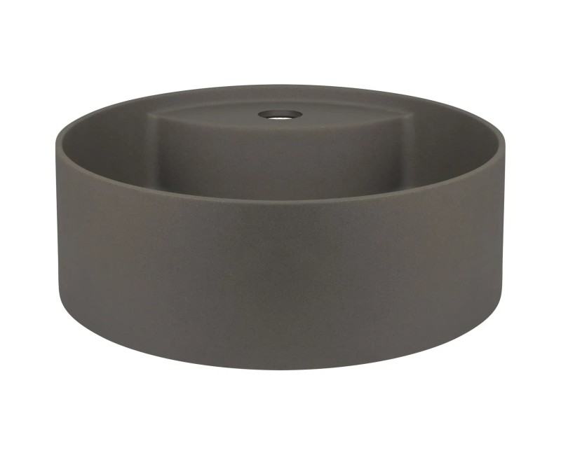 РАКОВИНА SILIA С МЕСТОМ ДЛЯ СМЕСИТЕЛЯ, АНТРАЦИТ МЕТАЛЛИК, fi360 мм