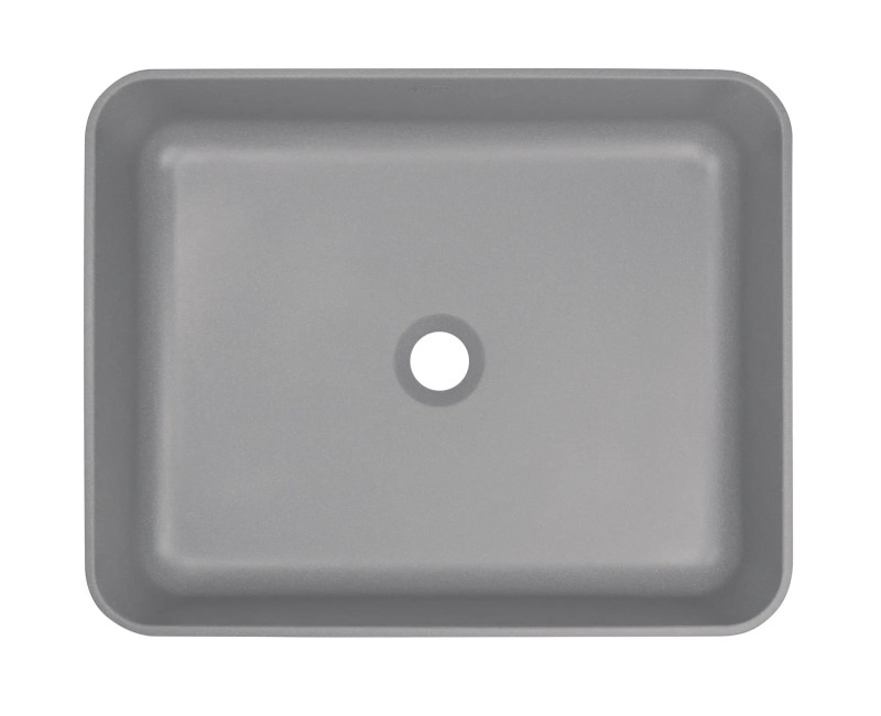 Vannas istabas granīta izlietne Deante TEMISTO uz virsmas, BEIGE, GREY METALLIC