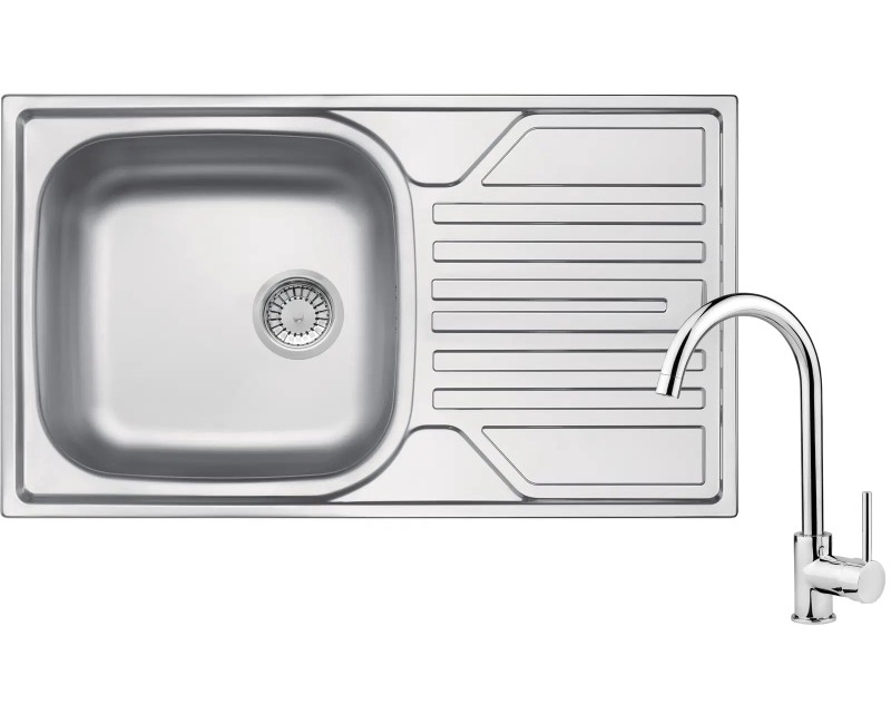 РАКОВИНА ZEL_0113 СО СМЕСИТЕЛЕМ ДЛЯ МОЙКИ BOC_062M