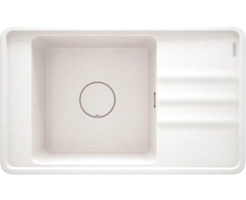 Virtuves izlietne Deante MOMI Granīta 820x500x230mm, ALABASTER, Balta