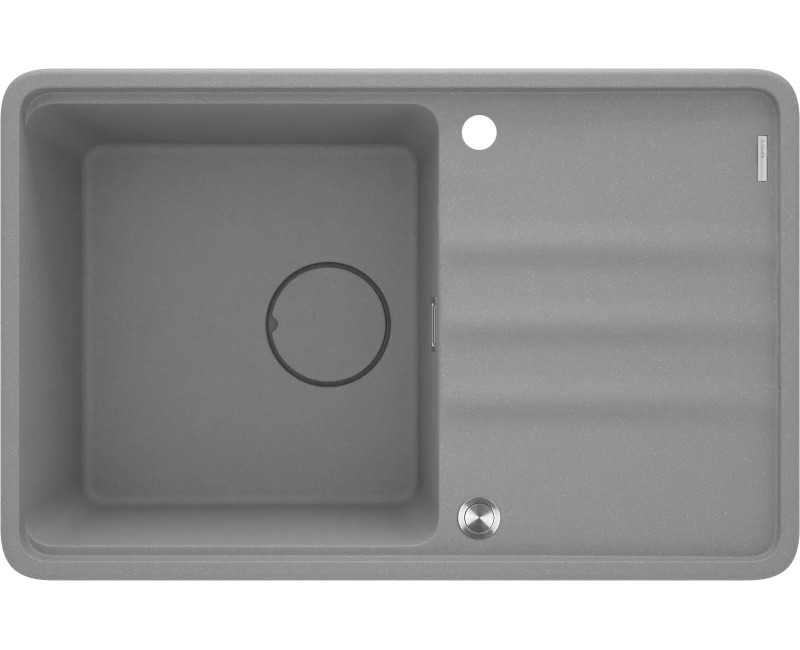 Virtuves izlietne Deante MOMI Granīta 780x550X229mm GREY METALLIC, Pelēka