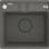 МОЙКА MOMI 1-BOWL GRANITE SINK 440X500X229, АНТРАЦИТОВЫЙ МЕТАЛЛИК, С ЭКОНОМИТЕЛЕМ ПРОСТРАНСТВА