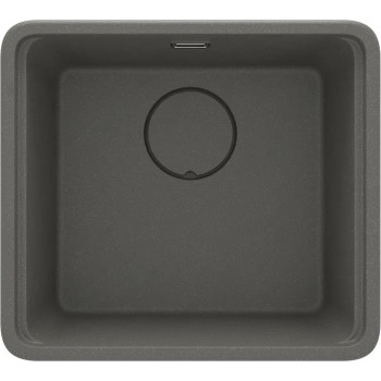 Virtuves izlietne Deante MOMI Granīta 450X500X229mm, ANTHRACITE METALLIC Antarcīts