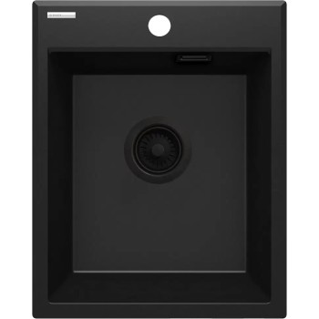 Virtuves izlietne Deante ERIDAN Granīta 400x500x210mm, NERO Melna