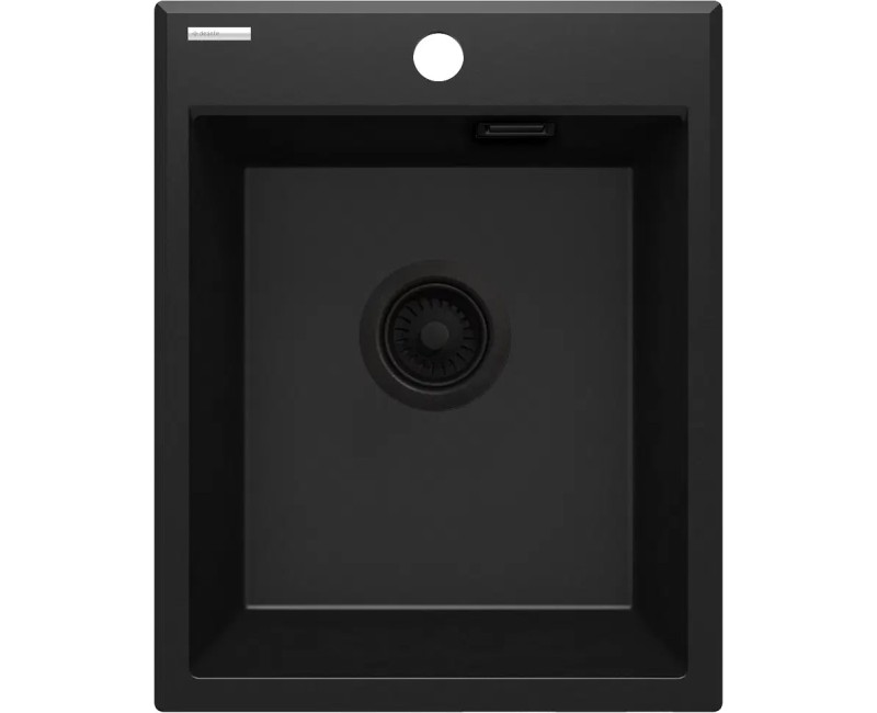 Virtuves izlietne Deante ERIDAN Granīta 400x500x210mm, NERO Melna