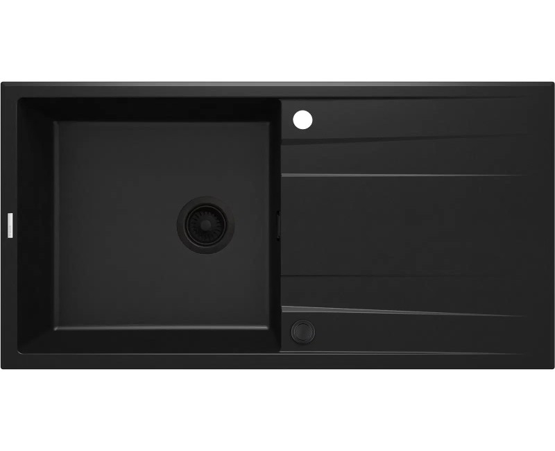Virtuves izlietne Deante ERIDAN Granīta 1000x520x203mm, NERO Melna