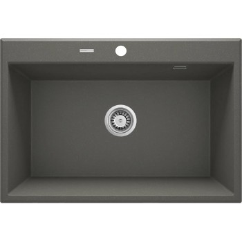Virtuves izlietne Deante ERIDAN Granīta 700x520x210mm, ANTHRACITE METALLIC Antarcīts