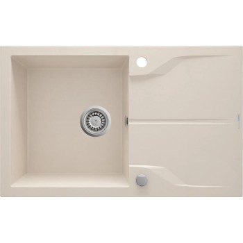 Virtuves izlietne Deante ANDANTE Granīta 780x490x194mm, BEIGE Bēša