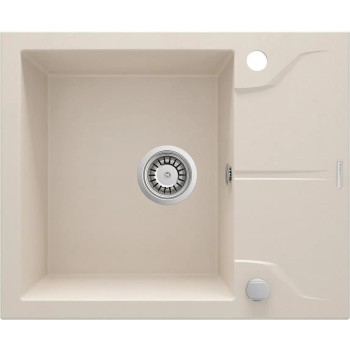 Virtuves izlietne Deante ANDANTE Granīta 590x490x194mm, BEIGE, Bēša