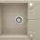 МОЙКА ANDANTE 1-BOWL GRANITE SINK С КОРОТКИМ КРЕНОМ 590x490x194, SANDY, С ЭКОНОМИЯ ПРОСТРАНСТВА