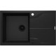 Virtuves izlietne Deante ANDANTE Granīta 780x490x194mm, NERO Melna Virtuves izlietne Deante ANDANTE Granīta 780x490x194mm, NERO Melna