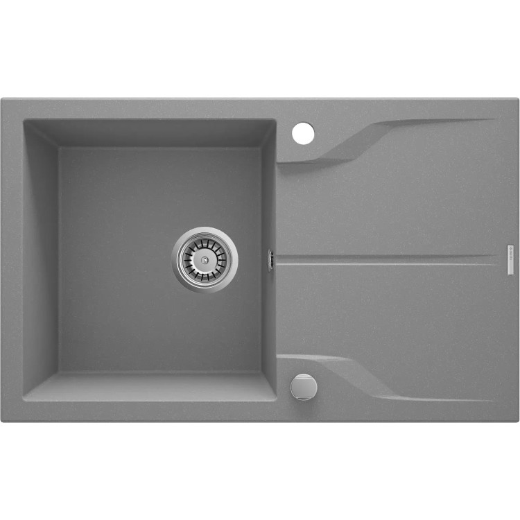 Virtuves izlietne Deante ANDANTE Granīta 780x490x194mm, GREY METALLIC, Pelēka Virtuves izlietne Deante ANDANTE Granīta 780x490x194mm, GREY METALLIC, Pelēka