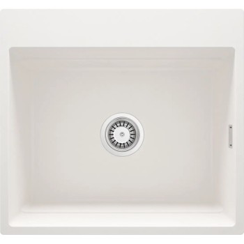 Virtuves izlietne Deante MAGNETIC Granīta 560x520x220mm, ALABASTER, Balta